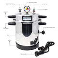 Autoclave (13 litres) Electric, Pressure Cooker Type, Mirror Finish