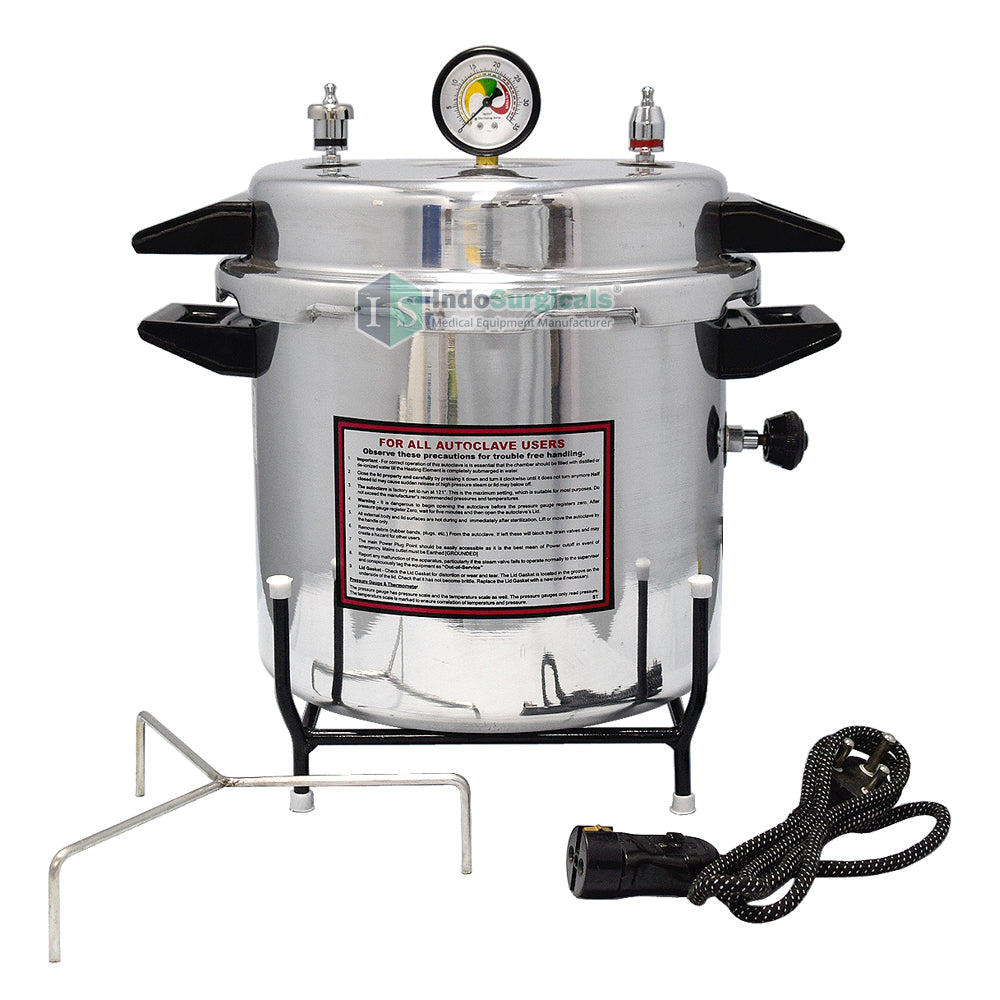 Autoclave (21 litres) Electric, Pressure Cooker Type, Mirror Finish