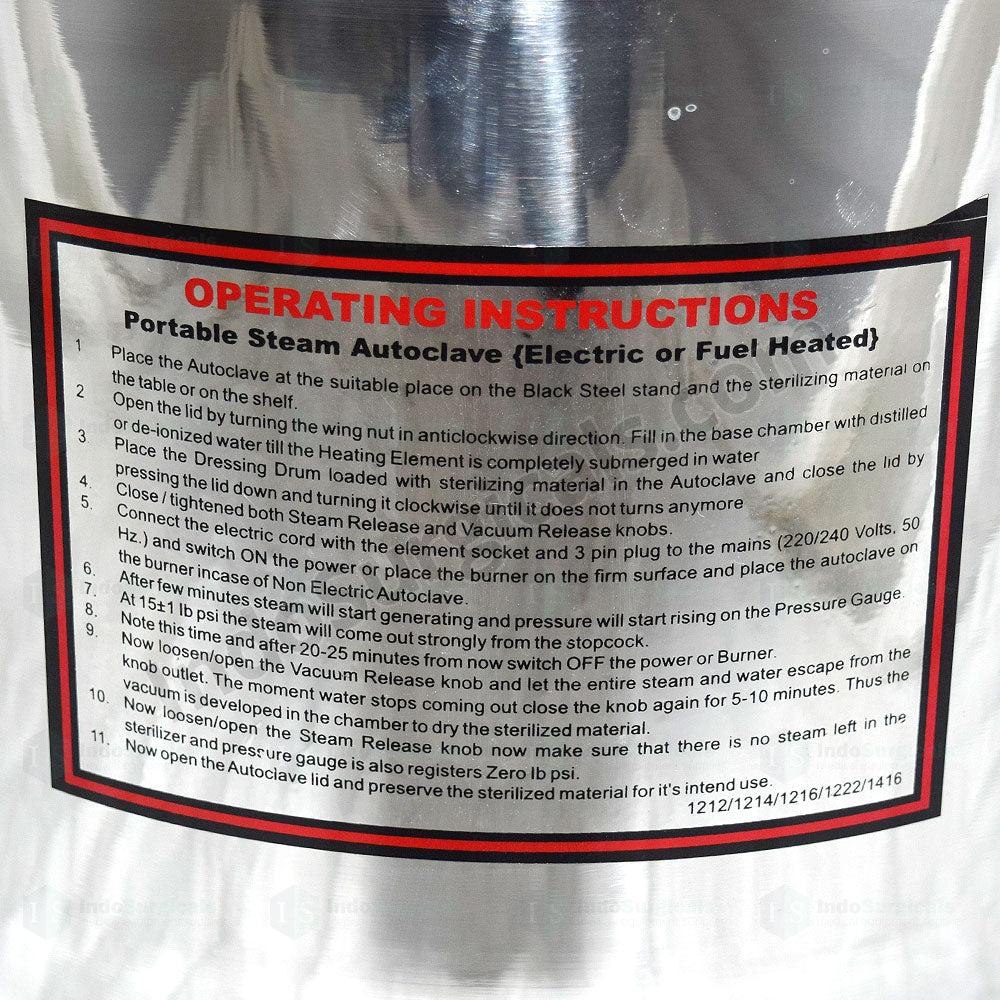 Autoclave (40 litres) Electric, Pressure Cooker Type, Mirror Finish Additional View
