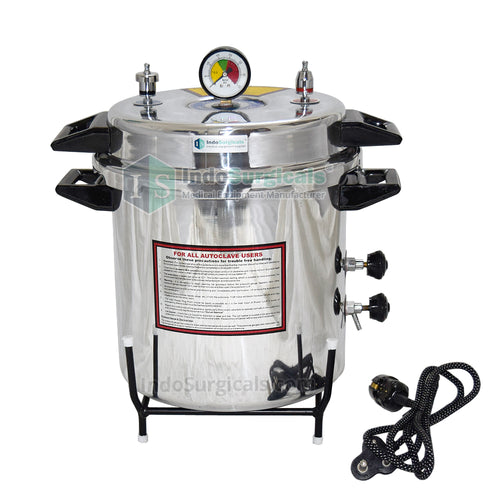 Autoclave (29 litres) Electric, Pressure Cooker Type, Mirror Finish