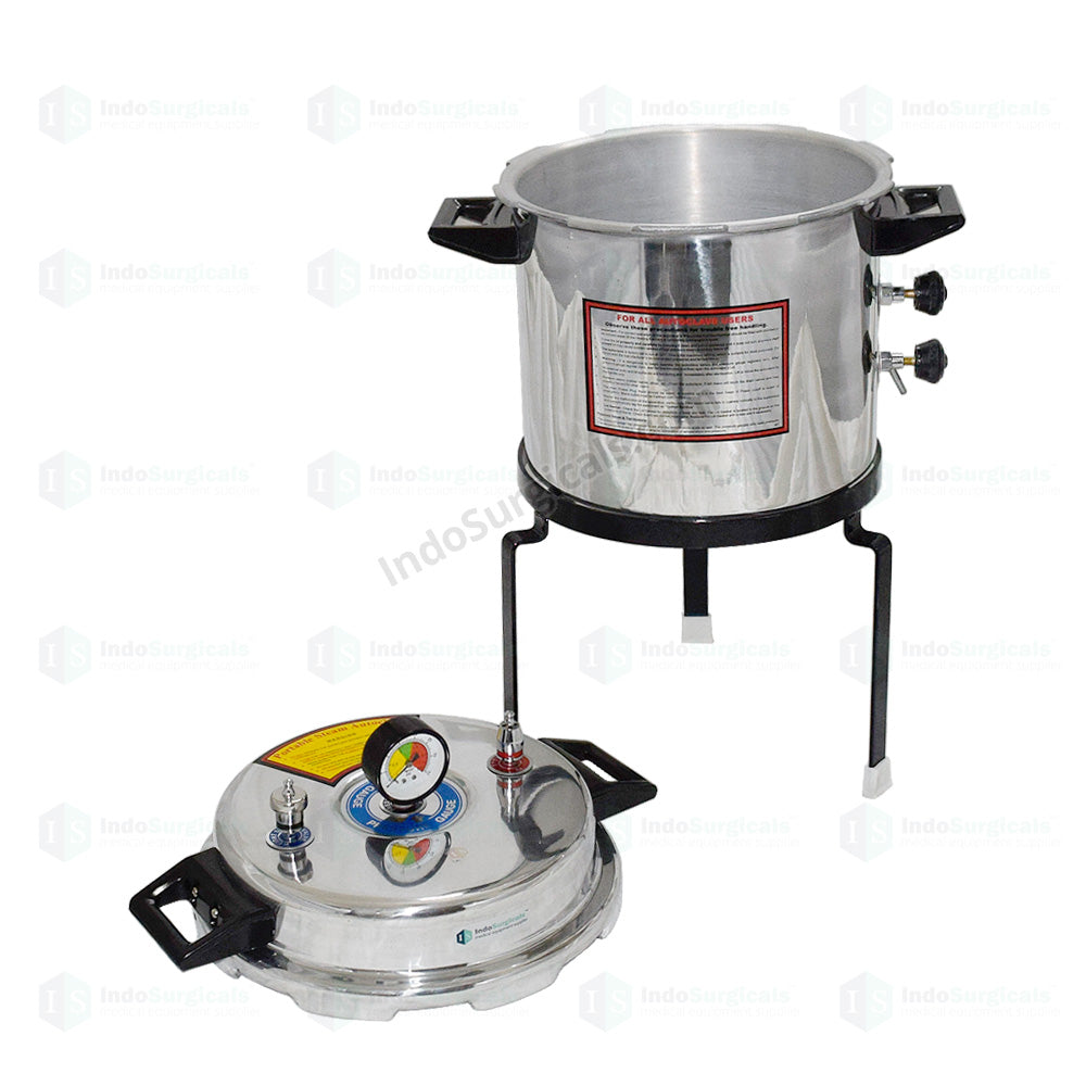 Autoclave (29 litres) Non-Electric, Pressure Cooker Type, Mirror Finish Additional View