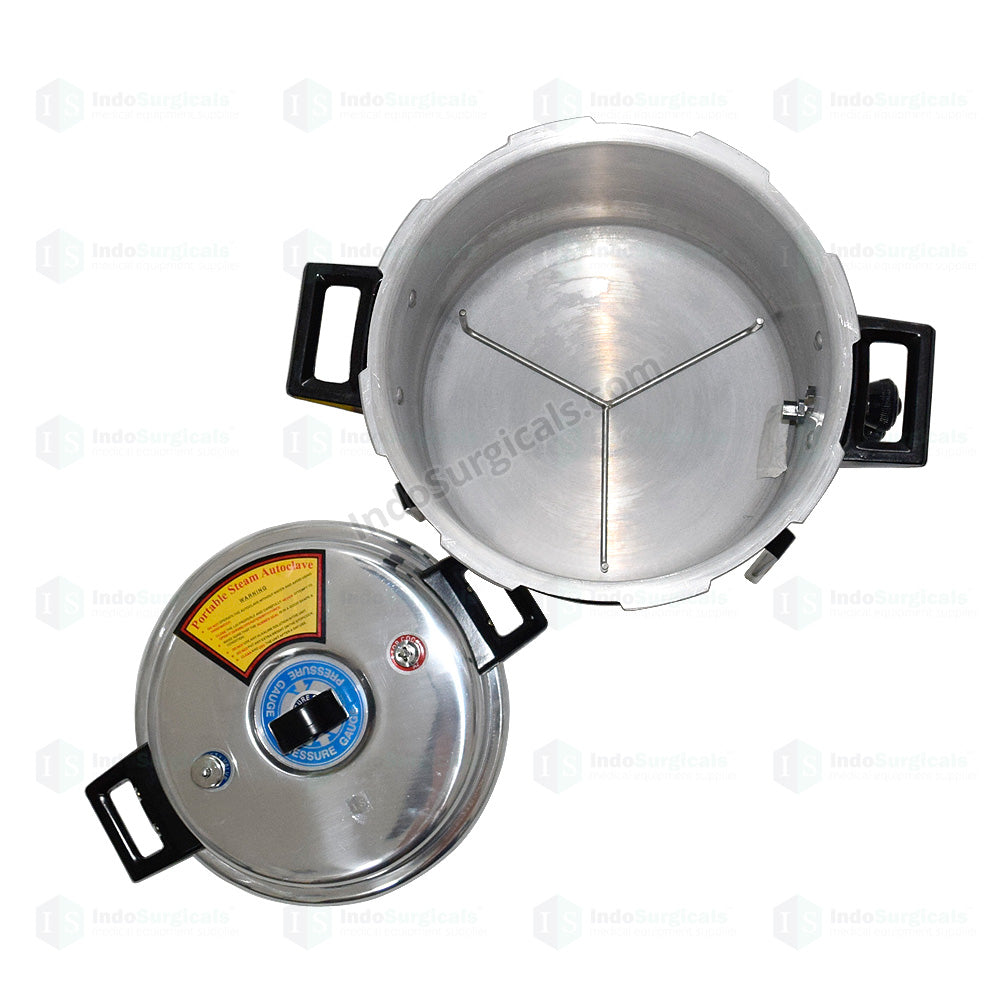 Autoclave (29 litres) Non-Electric, Pressure Cooker Type, Mirror Finish Additional View