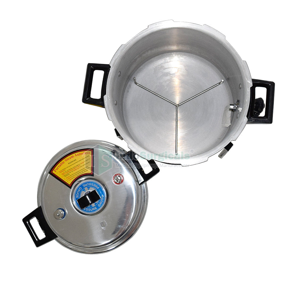 Autoclave (21 litres) Non-Electric, Pressure Cooker Type, Mirror Finish Additional View