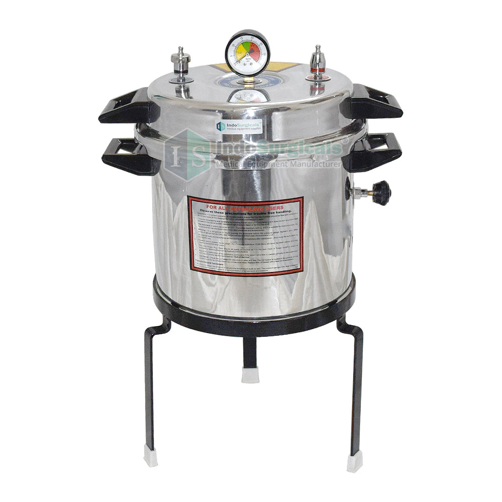 Autoclave (21 litres) Non-Electric, Pressure Cooker Type, Mirror Finish