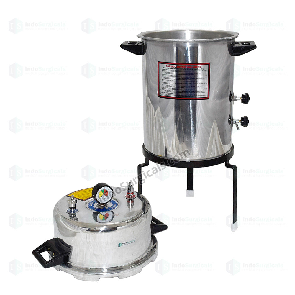 Autoclave (39 litres) Non-Electric, Pressure Cooker Type, Mirror Finish Additional View