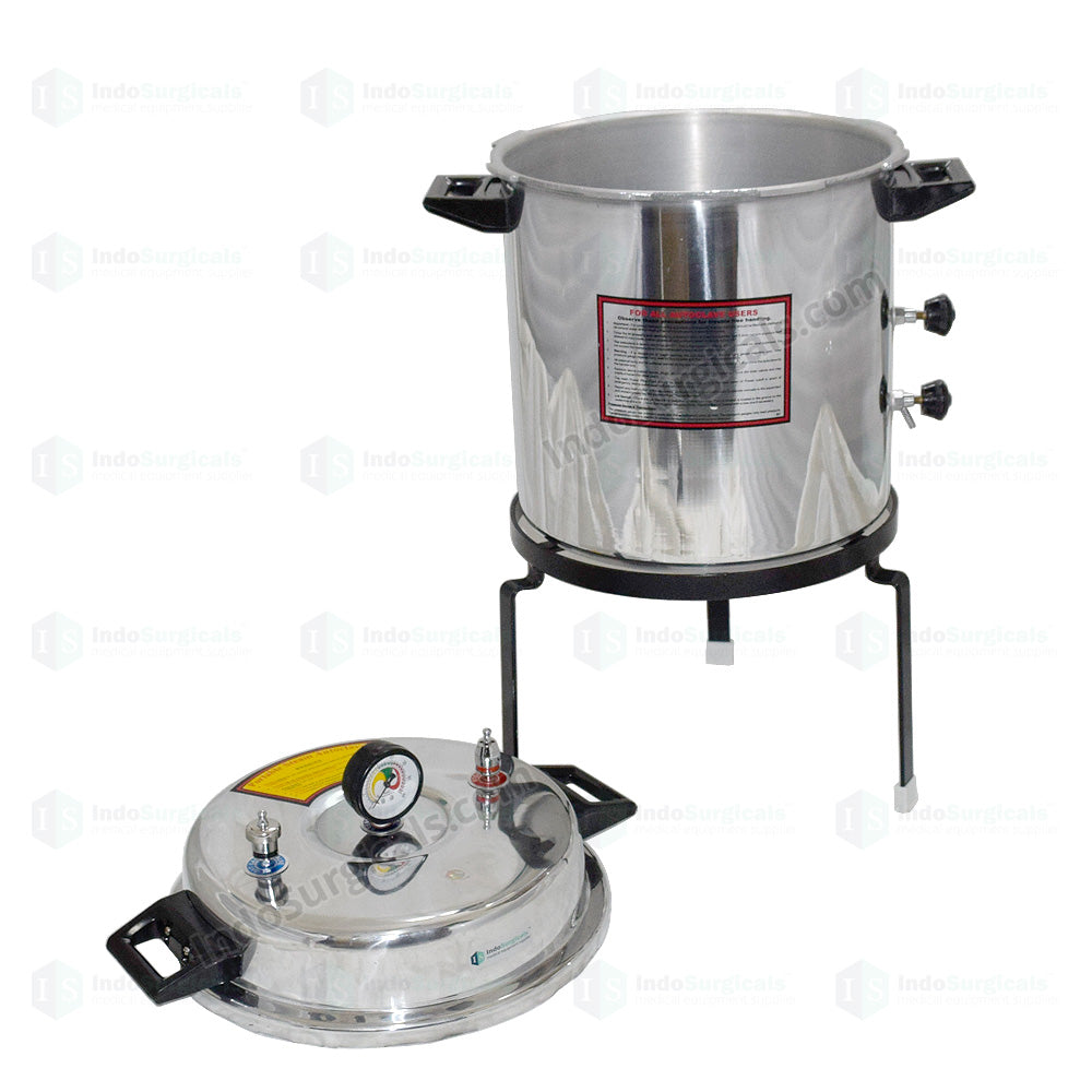 Autoclave (40 litres) Non-Electric, Pressure Cooker Type, Mirror Finish Additional View