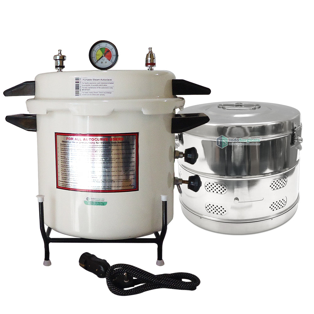 Autoclave (21 litres) Electric, Pressure Cooker Type, Epoxy Finish