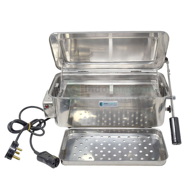 Instrument Sterilizer (Electric) SS 304 Grade (Size 17" x 8" x 6") Additional View