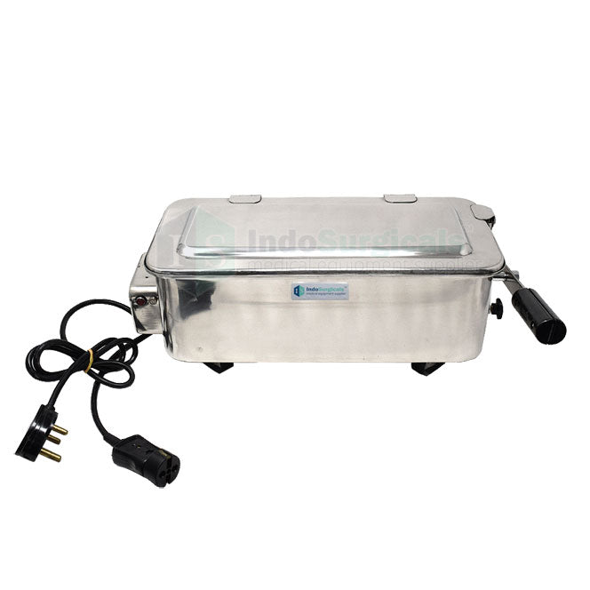 Instrument Sterilizer Electric SS 304 Grade (Size 12" x 6" x 5") Additional View