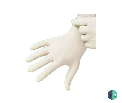 Examination Gloves Latex, Non Sterile (Pack of 100 Pcs.)