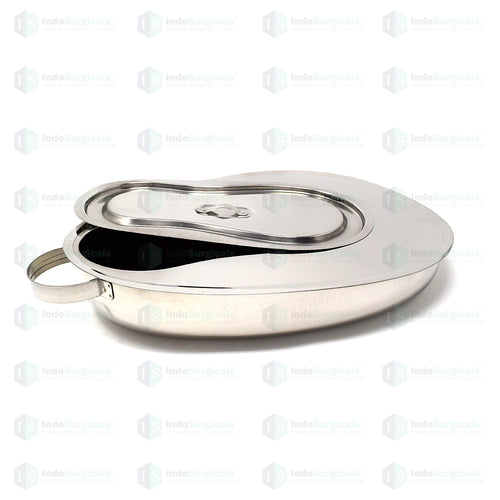 Bed Pan with Lid, Female (Perfection type), Jointed Additional View