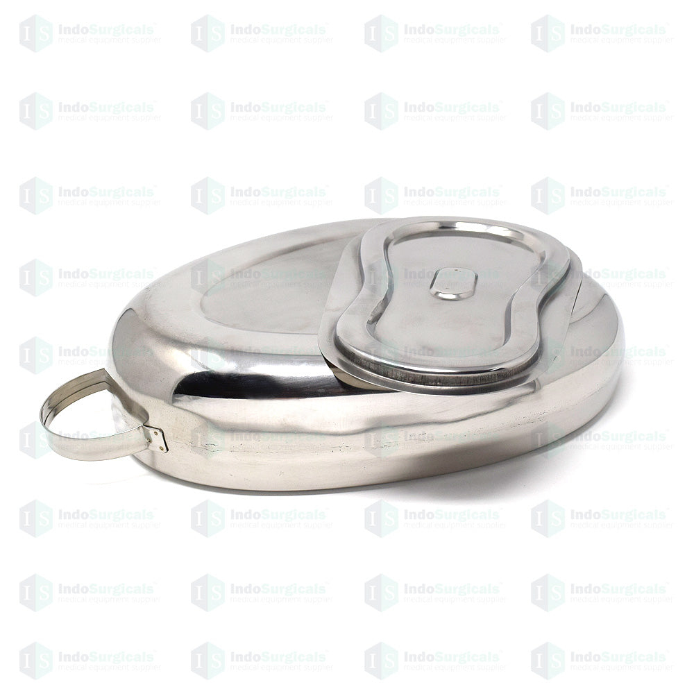 Bed Pan with Lid Unisex Adult (Perfection type), Seamless Additional View