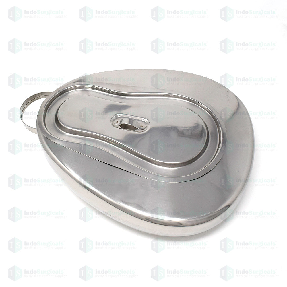 Bed Pan with Lid Unisex Adult (Perfection type), Seamless Additional View