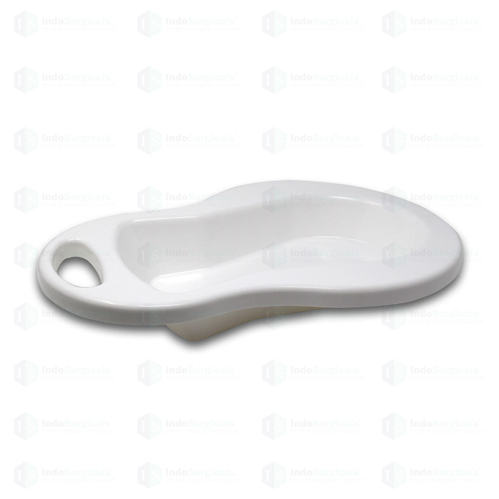 Bedpan for adult, Polypropylene, Sleek Additional View