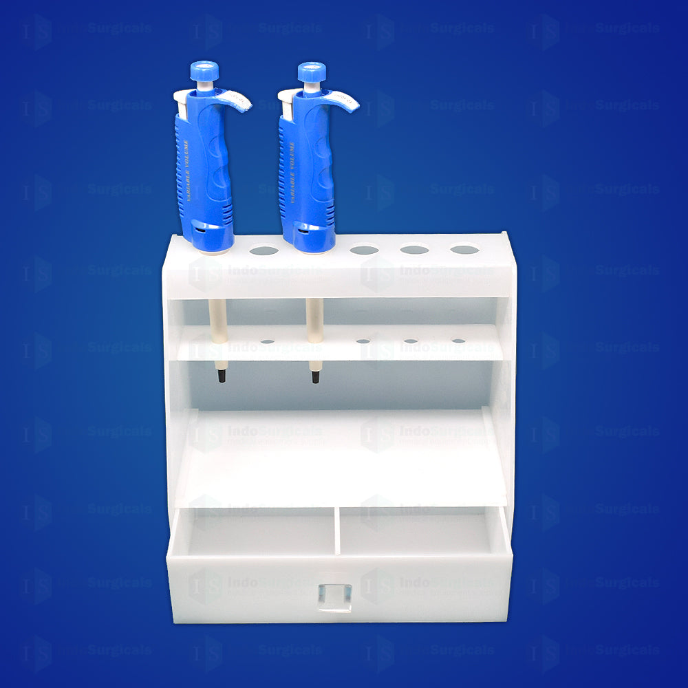 Micropipette Stand with Drawer Additional View