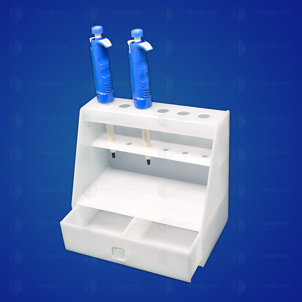 Micropipette Stand with Drawer Additional View