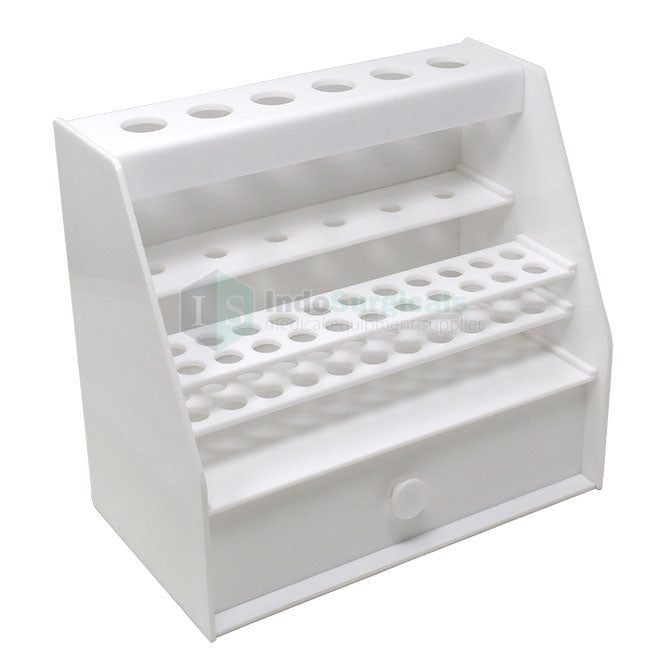 Micropipette Stand for 6 Pipette with Test Tube Rack & Drawer Additional View