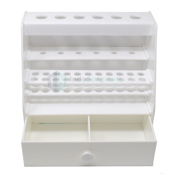 Micropipette Stand for 6 Pipette with Test Tube Rack & Drawer Additional View