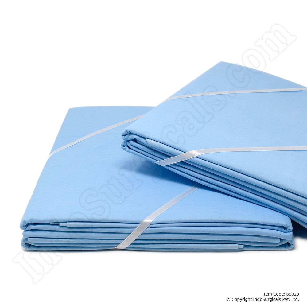 Hospital Poly Cotton Bed Sheet with Pillow Cover (Pair) Additional View