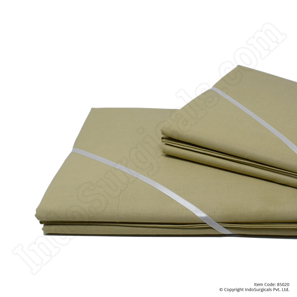 Hospital Poly Cotton Bed Sheet with Pillow Cover (Pair) Additional View