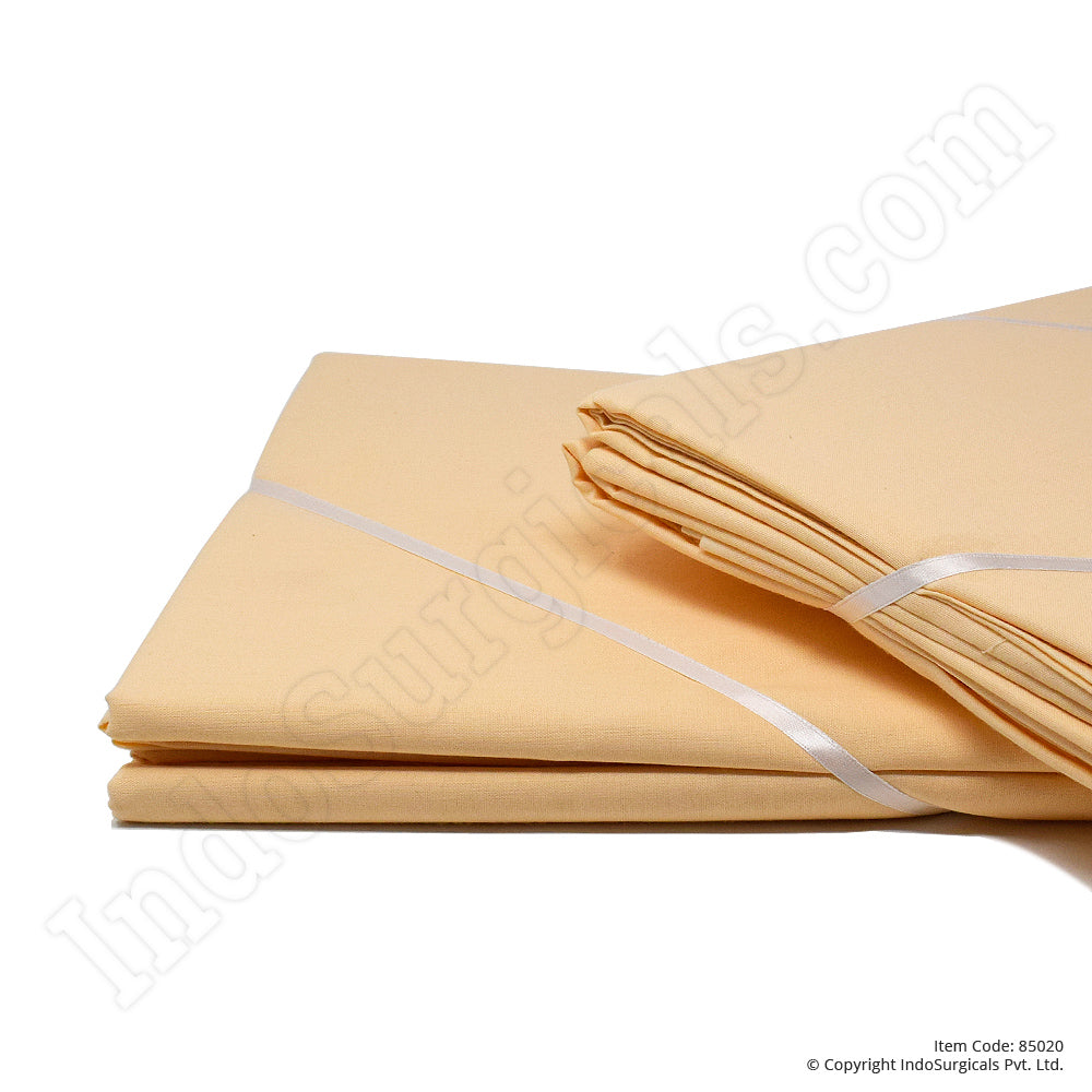 Hospital Poly Cotton Bed Sheet with Pillow Cover (Pair) Additional View