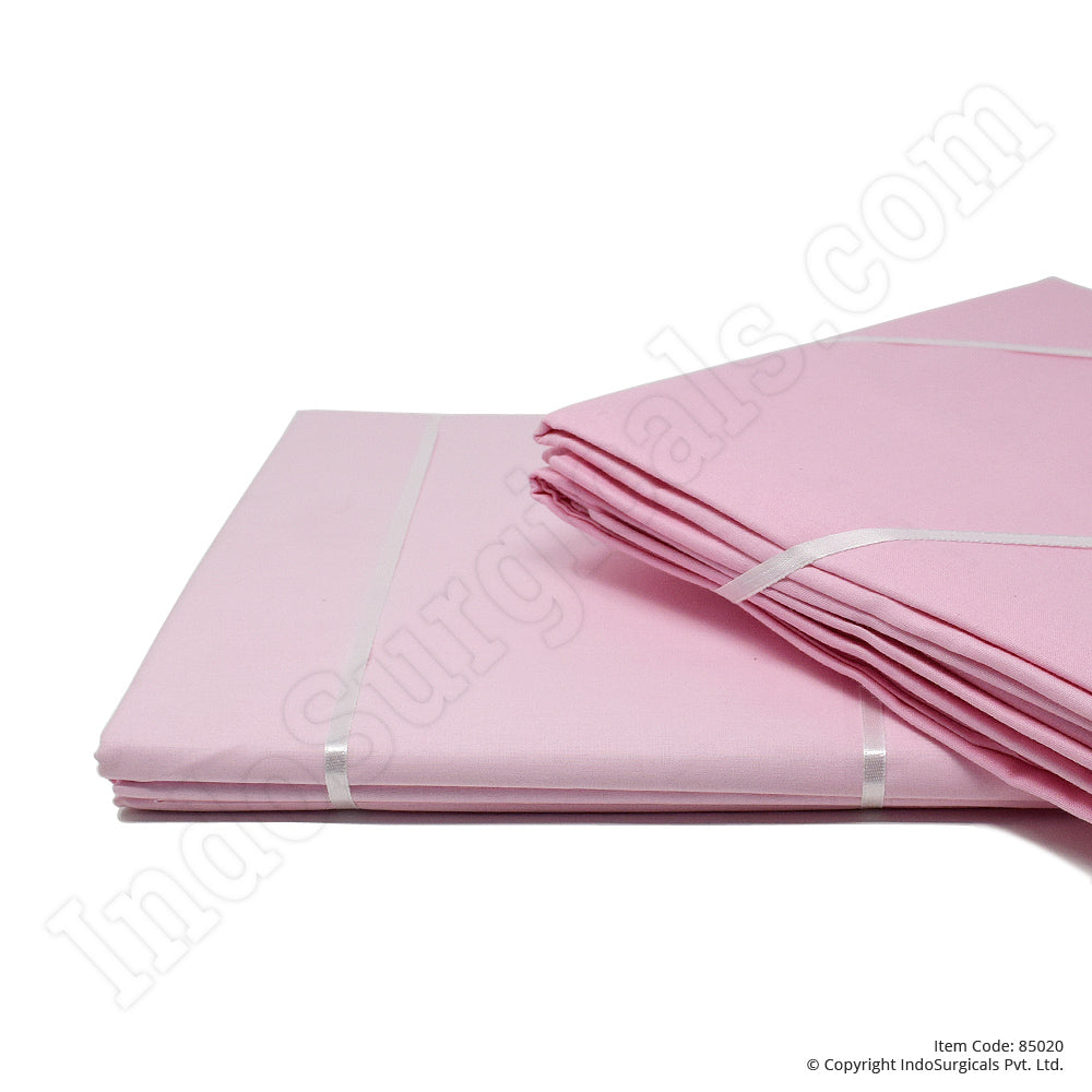 Hospital Poly Cotton Bed Sheet with Pillow Cover (Pair) Additional View