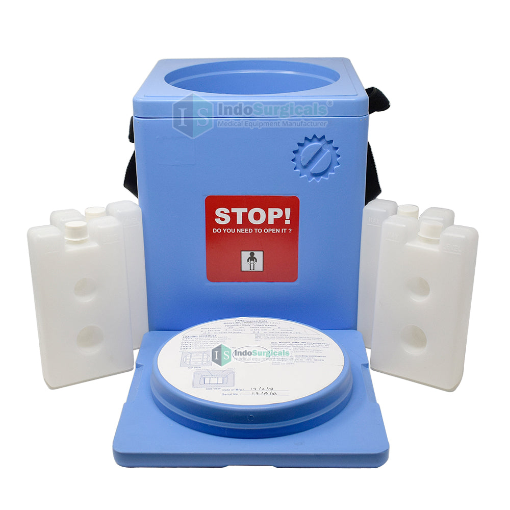 Large Vaccine Carrier Box with 4 Ice packs (1.35 Litres)