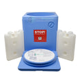 Large Vaccine Carrier Box with 4 Ice packs (2.46 Litres)