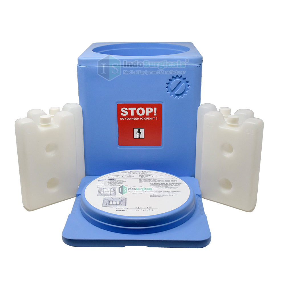 Large Vaccine Carrier Box with 4 Ice packs (2.46 Litres)