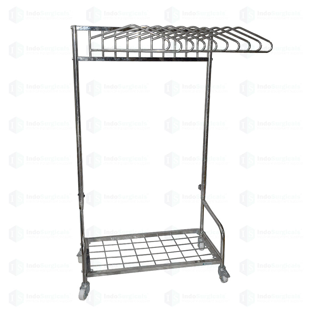 Lead Apron Stand/Trolley (SS 304 Grade) Additional View