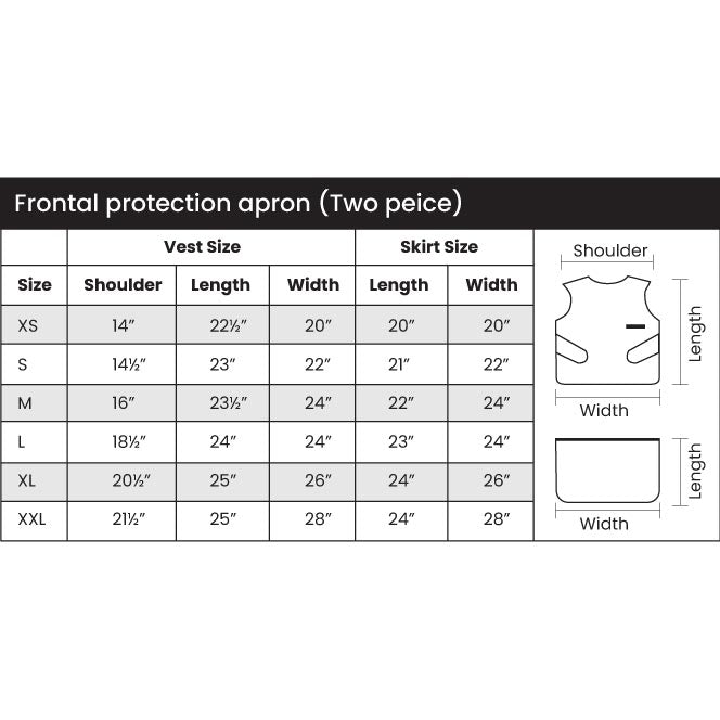 NoPb® Lead Free Frontal Protection Vest & Skirt Additional View