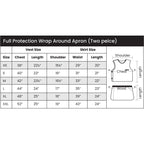 NoPb® Lead Free Full Protection (Full Over Lap) Wrap Around Vest & Skirt Additional View