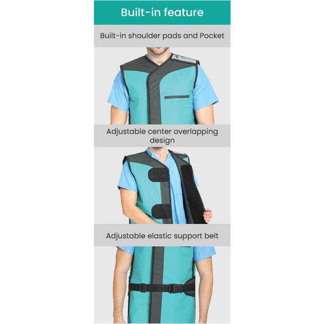 StPb® Full Protection - Partial Over Lap (Wrap Around Lead Apron) Additional View