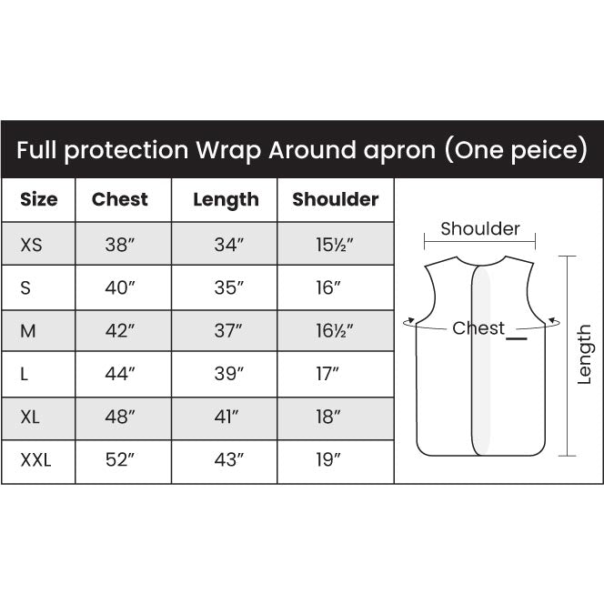 StPb® Full Protection - Partial Over Lap (Wrap Around Lead Apron) Additional View