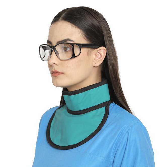 Thyroid Collar Hat Style (Lead Vinyl Core) BARC Approved Additional View