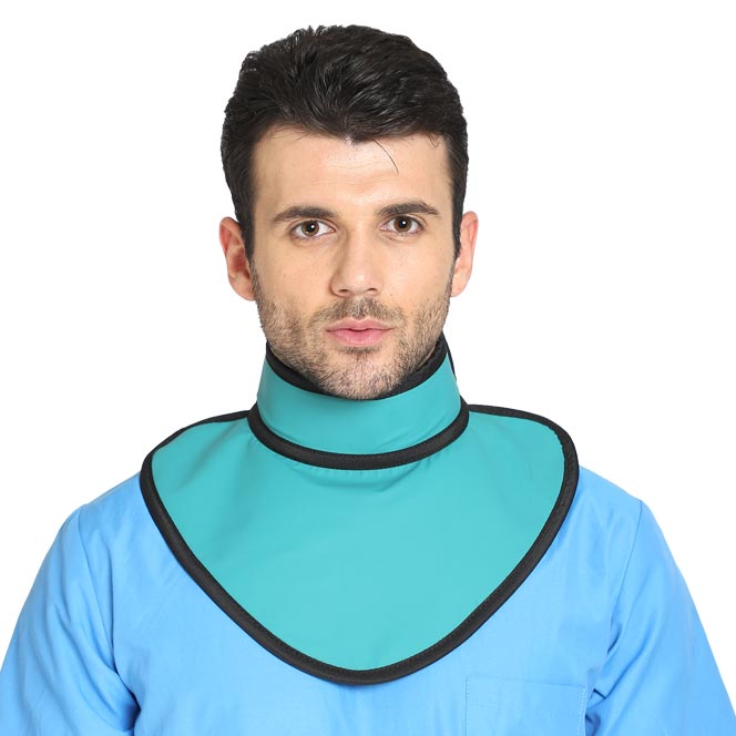 Thyroid Collar Large Hat Style (Lead Vinyl Core) BARC Approved