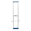 Chest Stand for X-Ray, Medical Imaging Equipment, Adjustable Height with Blue Accents - Wall Mounted Chest Stand (6 FEET)