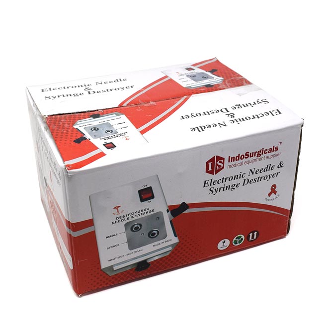 Needle & Syringe Destroyer (Electric cum Manual) Additional View