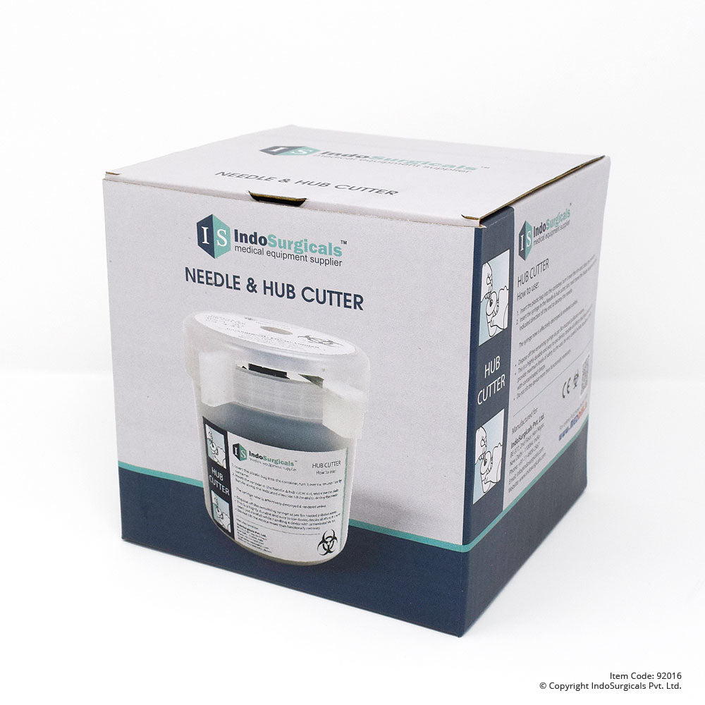 IndoSurgicals® Manual Needle & Hub Cutter Additional View