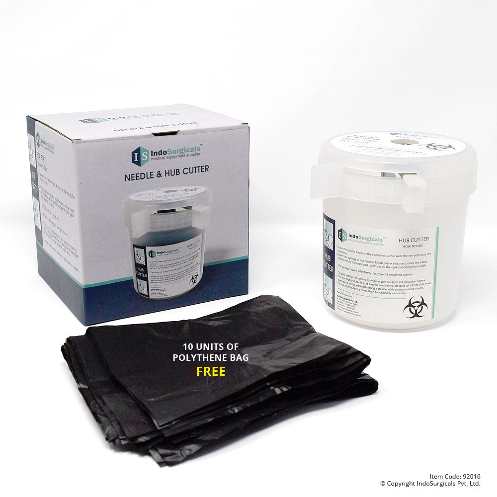 IndoSurgicals® Manual Needle & Hub Cutter