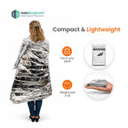 Emergency Thermal Blanket | Premium Mylar Foil Space Blanket for Survival, Travel & Extreme Cold Protection Additional View