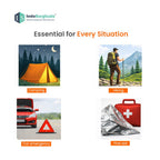 Emergency Thermal Blanket | Premium Mylar Foil Space Blanket for Survival, Travel & Extreme Cold Protection Additional View