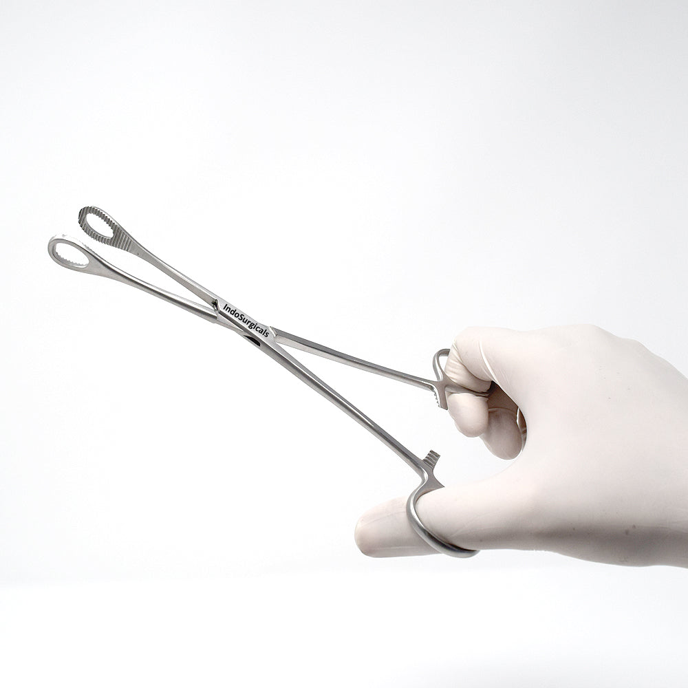 Foerster Sponge Holding Forceps, Straight Additional View
