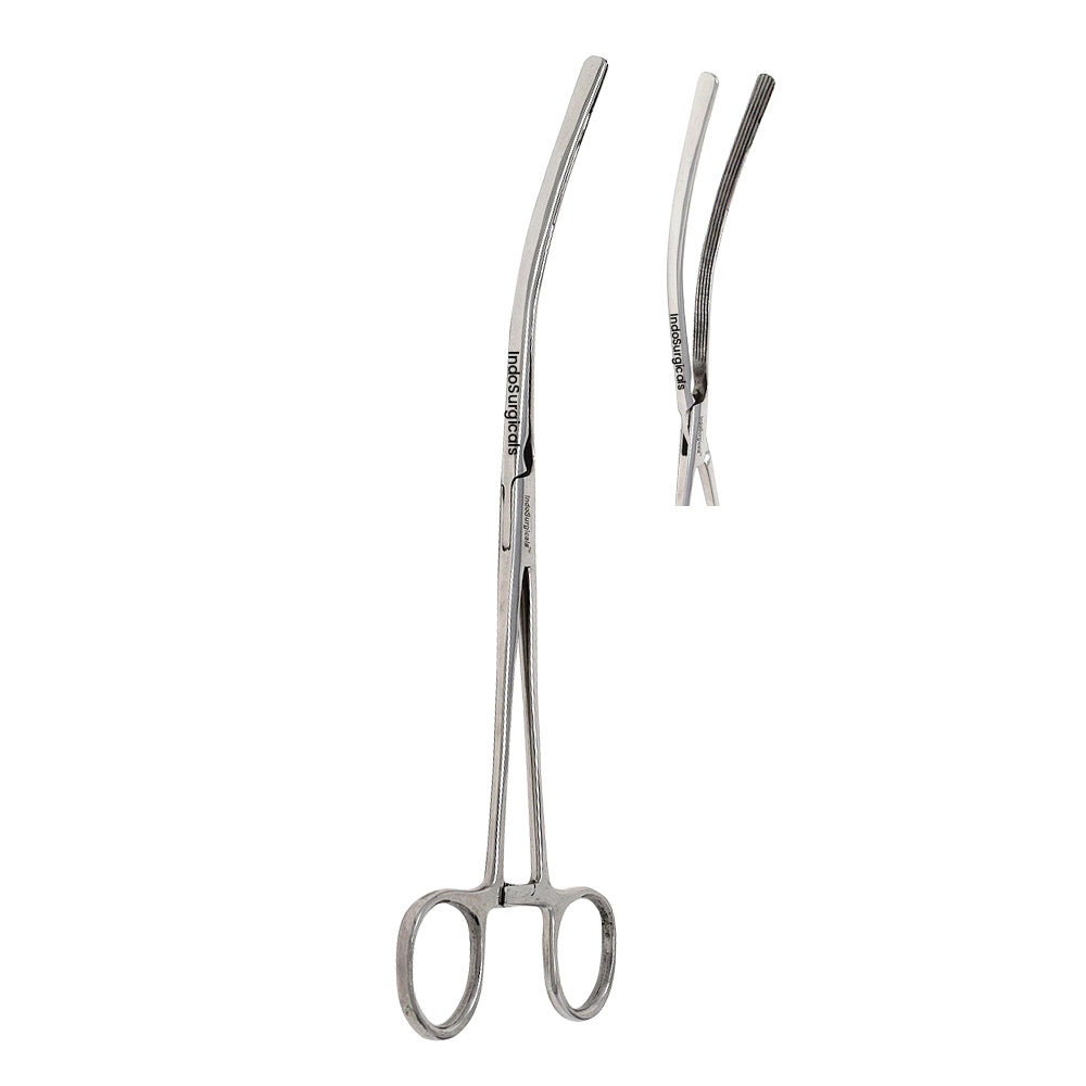 Intestinal Clamp Forceps 10" Curved
