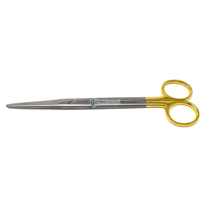 Tungsten Carbide (TC), Mayo Scissor, Straight Additional View