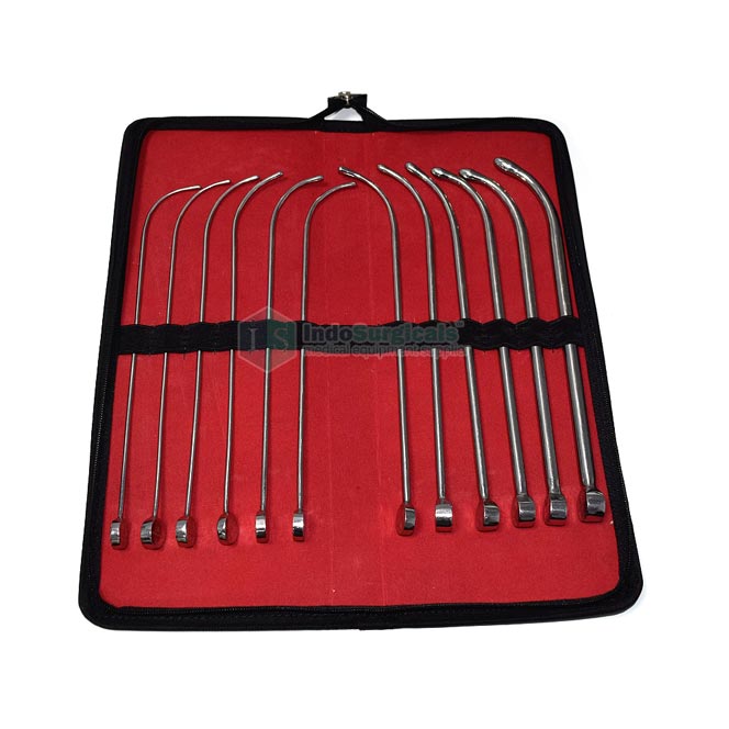 Urethral Sound Bougie Lister (Set of 12 Pcs.)