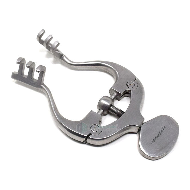 Jansen Retractor 3 x 3 Blunt Prongs, 3" Additional View