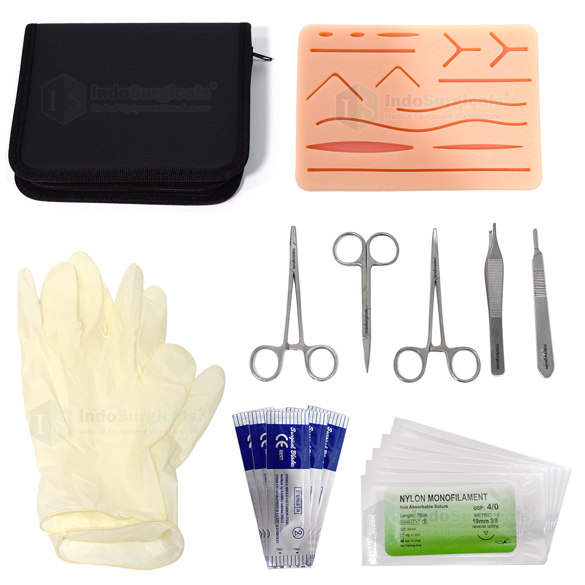 Premium Suture Practice Kit with Pad for Students