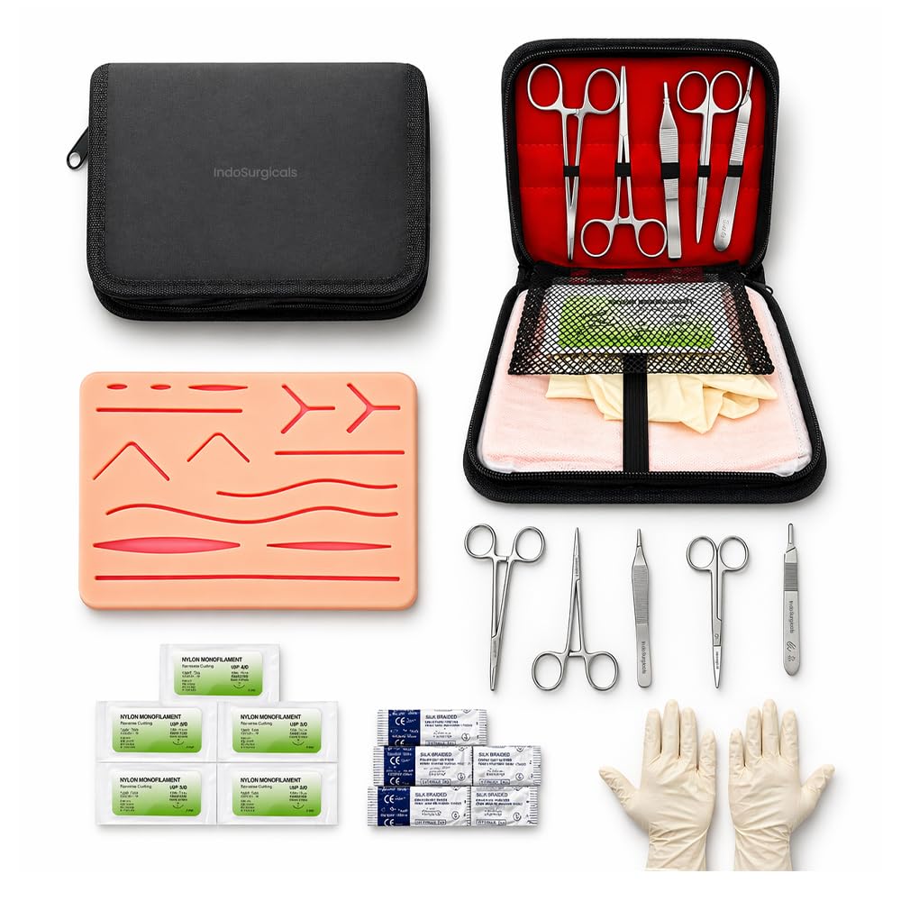 Premium Suture Practice Kit with Pad for Students