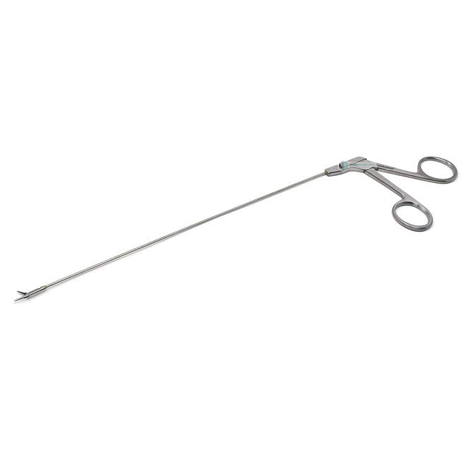 Micro Laryngeal Alligator Forcep for Hard Foreign Bodies, Single Action Serrated Jaw (Length 35cm)
